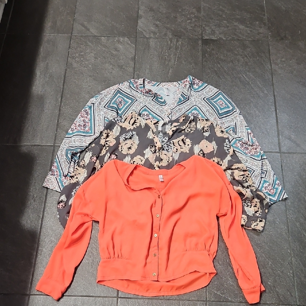 3 Xhilaration Blouses